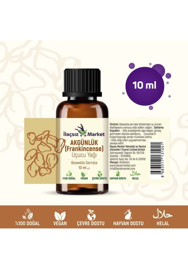 Akgünlük Yağı Frankincense Yağı / 10 Ml Tıbbi