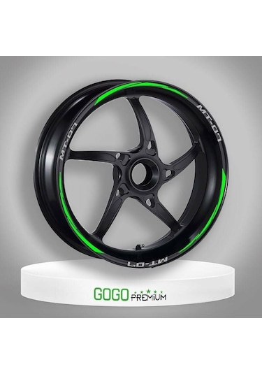 Florasan Yeşil Yamaha Mt-07 Uyumlu 1 Set Jant Şeridi