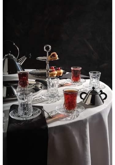 Rcr Etna 12'li Çay Bardağı Takımı 140 Ml Şeffaf