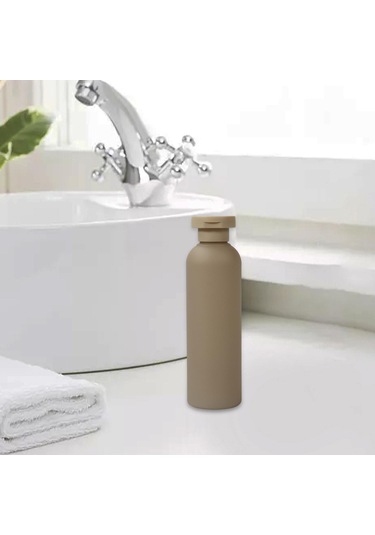 Suntek Kozmetik Makyaj Ambalaj Depolama Tutucu Kapları Gri-200ml Gri 200ml