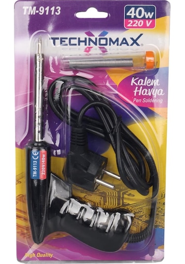 Ayt Technomax Tm-9113 40 Watt Tabanca Havya Lehim Telli Lehim Makinesi Aleti Ac220v 120cm Kablolu