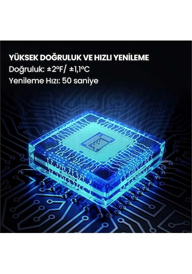 ThermoPro TP200C Wifi İç-Dış Mekan Dijital Sıcaklık Termometre