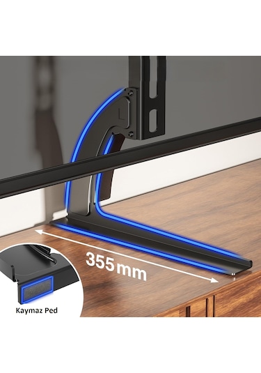 32"-75" Tv Standı Evrensel Masaüstü Ayaklı Tv Braketi Çelik