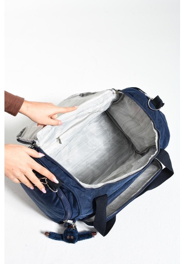 Unisex Kabin Boy Çapraz Askılı Omuz Çantası Seyehat Spor Çantası Hafif Klinkır Kumaş 40 25 Cm Lacivert