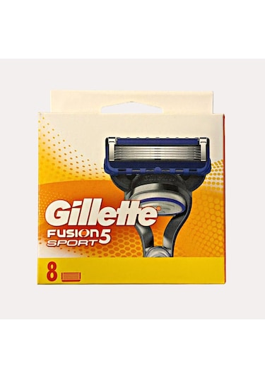 Gillette Fusion Sport Yedek Tıraş Bıçağı 8 Adet
