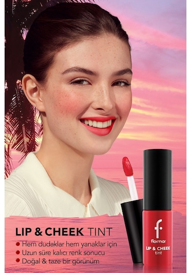 Flormar Lip & Cheek Gün Boyu Kalıcı Çok Amaçlı Tint 004 Princess