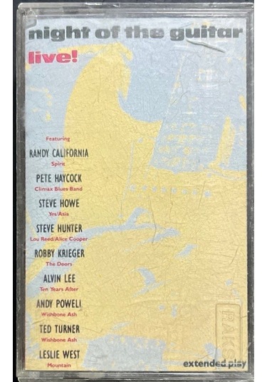Plak Değildir Kaset Tir Kaset Night Of The Guitar Live Kaset