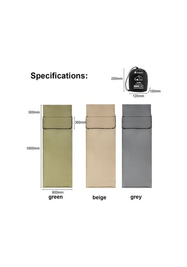 Pazly Yumuşak Nefes Alabilir Uyku Tulumu İçliği - Hafif Bej, Kir Ve Ter Bariyeri Bej