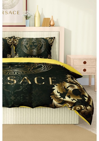 Marka Nevresim Takımı Çift Kişilik Pamuklu Saten Kumaş 6 Parça 3d Dijital Baskı Duvet Cover Set Model No:96 Renkli