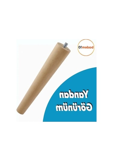 Ahşap Mobilya İçin 20 Cm M8 Civatalı Set - 8'li Abanoz