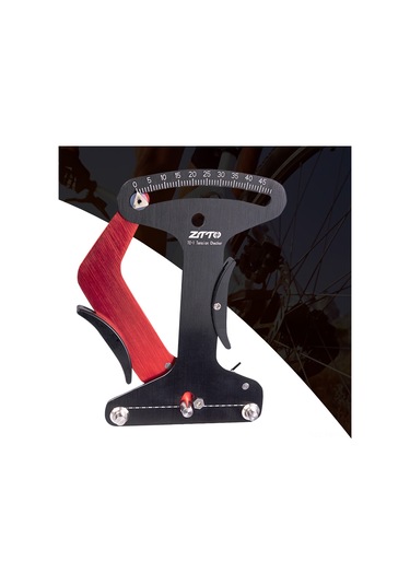 Monyee Bisiklet Gerdan Teli Gerilim Ölçer - Alüminyum Alyaşlı - Tüm Teller İçin Uygun - Tezgah Ayarı Araçları Siyah