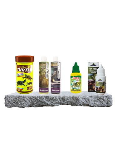 Purecanpati Kaplumbağa Tam Bakım Seti Ahm Turtle Mix 250 Ml + Turtle Fresh + Turtle Notox + Tor-axsol Vitamin + Deepfix Kabuk Koruyucu