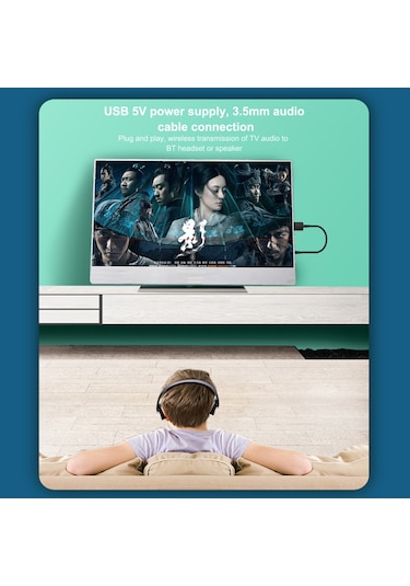 Lemestar Zf-169s Bluetooth 5.0 Alıcı Verici - Kablosuz Müzik Adaptörü, Tv/araba/hoparlör İçin Çift Modlu Usb Ve Aux Bağlantı