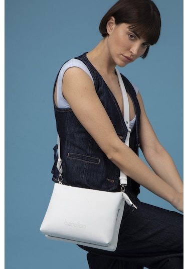 Bnt 1580 Çapraz Çanta Beyaz Beyaz