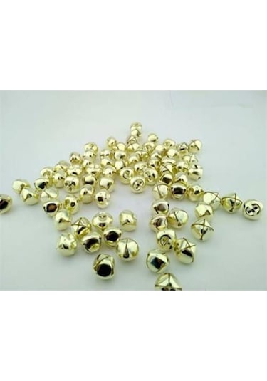 Kınadunyasi 50 Adet Minik Zil Tef Zili Zilli Çubuk-Küçük Zil -Çan Minik Çan