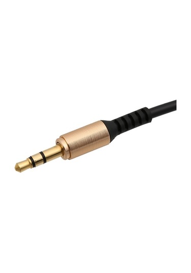 Sandwich Siyah 3.5mm Erimekli Hoparlör Kablosu, 1.7m Uzatılabilir Yaylı Tel, Ses Aktarımı İçin Cinsiyet-cinsiyet Arayüzü