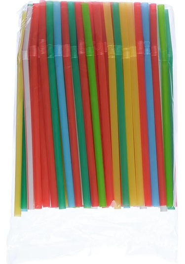 Pakkom Renkli Geniş Oluklu Kahve Ve Kokteyl Pipetleri 331076000