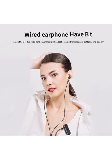 Tenfowee D58 V5.3 Araç İçi Bluetooth Alıcı Verici, Aux Bağlantılı, Usb Girişli, Gürültü Azaltmalı, Şarj Edilebilir Pil İle Siyah