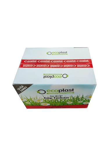 Ecoplast Battal Boy Çöp Torbası Poşeti 500 G 90 L - 80 x 110 CM / 10 Adetlik Rulo