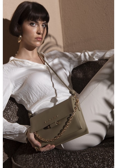 Sisley Kadın Çapraz Çantası Sly 182 Yeşil