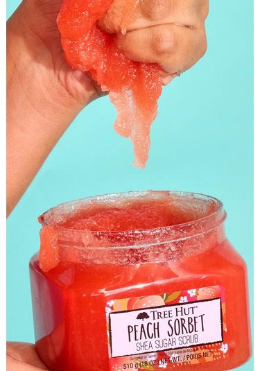 Tree Hut Peach Sorbet Shea Sugar Scrub Vücut Peelingi 510gr