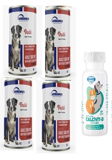 Köpek Kuzu Etli Konserve Yaş Mama 415 Gr X 4 Adet + Köpekleriniz