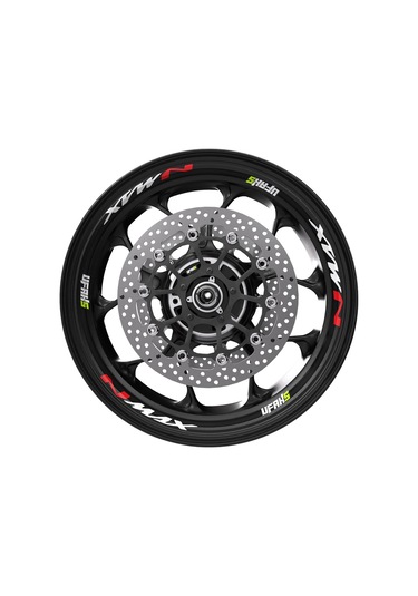 Yamaha Nmax Jant Sticker Fosforlu Kırmızı