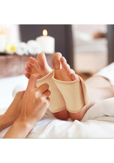 Qingmipy "yeniden Kullanılabilir 4'lü Hint Yağı Pedi Seti - Diz Ve Ayaklar İçin Sızıntı Önleyici"