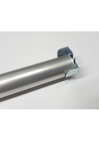 Gardırop Askı Borusu Yuvarlak Alüminyum Dolap Borusu 70 Cm