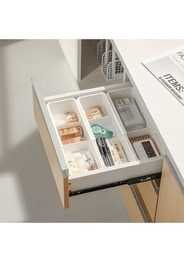 Sones Çekmece Sabit Geri Çekilebilir Saklama Kutusu Bölücü Sofra Takımı Düzenleyici, Stil: Dar Model Diğer