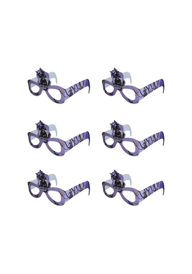 Wednesday Temalı Kağıt Gözlük 6 Adet Parti Gözlüğü Tüm Yaşlar