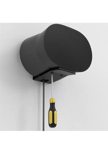 Flybuy Sonos Era 300 Duvar Montaj Braketi, Siyah, Çelik Yapı, Kolay Montaj