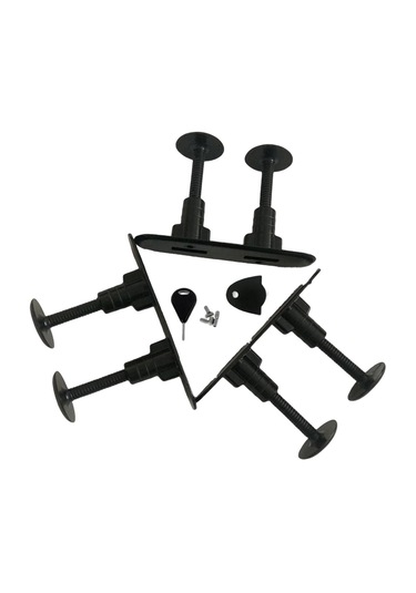 Homyl 3 Parça Sörf Tahtası Fin Fişleri Pvc Dağı Aksesuarları