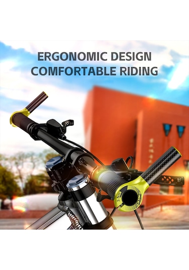 Karbon Fiber Bisiklet Gidon Dağ Bisikleti Gidon Kavrama Y28013y Sarı Sarı