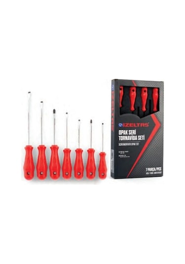 İzeltaş Opak Seri Tornavida Seti 7   Parça