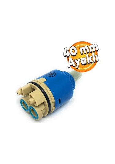 Batarya Kartuşu 40 Mm Ayaklı Aç Kapa Musluk Çeşme Kartuşu