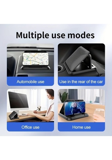 Dashanshop 2025 Siyah Evrensel Ar Navigasyonlu Güneşlikli Araç Telefon Tutucu