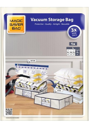 Magic Saver Bag Vakumlu Çantalı Hurç Large