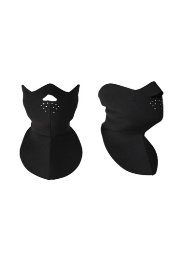 Motosiklet Neopren Uzun Balaklava Güneş Koruyucu Rüzgar Geçirmez Motor Maske Yüz Koruma Siyah