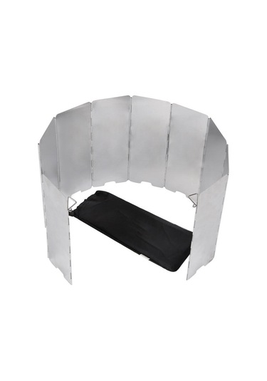 Geeksen Açık Hava Barbekü Kamp Piknik 10 Adet Ön Cam Katlanabilir Taşınabilir Ön Cam Alüminyum Levha Çok Renkli