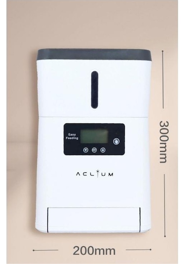 Aclıum Kedi Ve Köpekler İçin Otomatik Mama Kabı 1 Kg Hazne