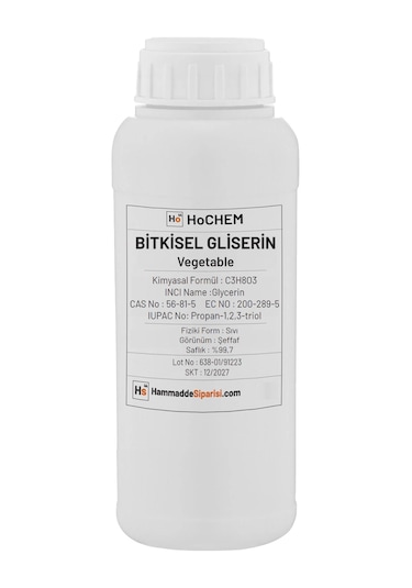 Hochem Kimya Bitkisel Gliserin Glycerin 1 KG