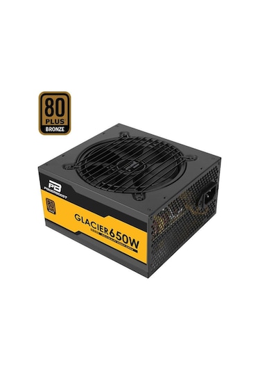 Power Boost BST-ATX650B Glacier 650W 80+ Bronze 12 CM Fanlı Yarı Modüler Güç Kaynağı