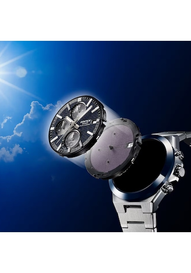 Casio Efs-s650dc-1adf Güneş li Kronograf Erkek Kol Saati Siyah