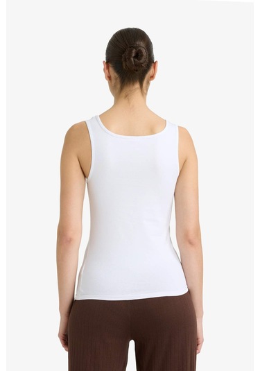 Defacto Regular Fit Pamuklu Atlet R9041az26spwt34 Beyaz-wt34