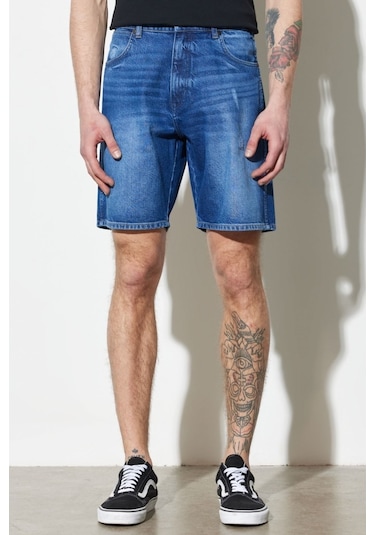 Wrangler Erkek Şort- Mavi