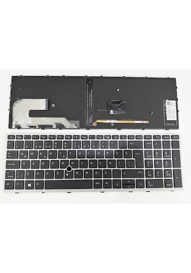 Hp Elitebook 2zc05ea 6tp83ea 6xe19ea İle Uyumlu Notebook Klavye - Tuş Takımı / Siyah - Tr - Backlit