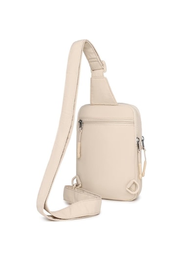 Smart Bags Mikro Poly Kumaş Kadın Bodybag Postacı Çantası 3337 Bej