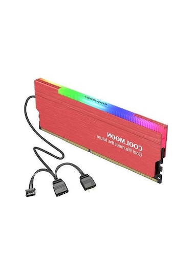 Novahub Coolmoon 5v Rgb Soğutucu, Alüminyum Isı Emici, Geniş Uyumluluk, 3pın Argb Aydınlatma
