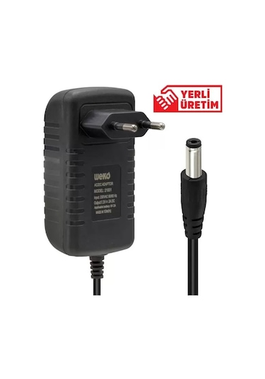 Weko 7.2 Volt - 2 Amper 5.5 X 2.5 Uçlu Ledli Yerli Üretim Akü Şarj Out:6v-2a